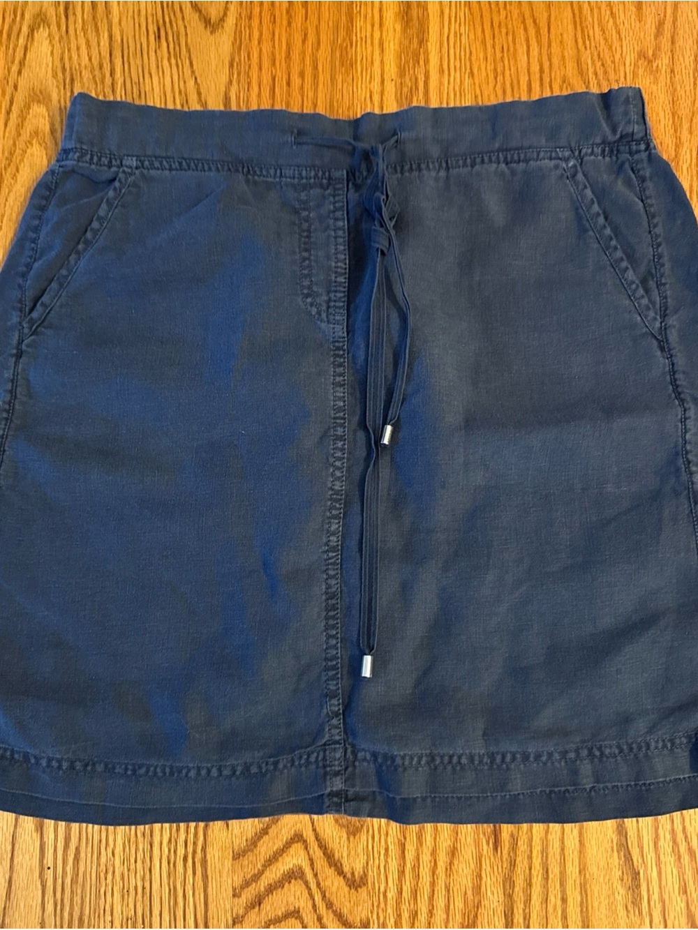 Tommy Bahama Indigo Drawstring Mini Skirt